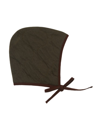 Khaki Broom Baby Bonnet