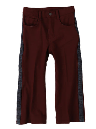 Wine Straight Leg Pants