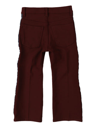 Wine Straight Leg Pants