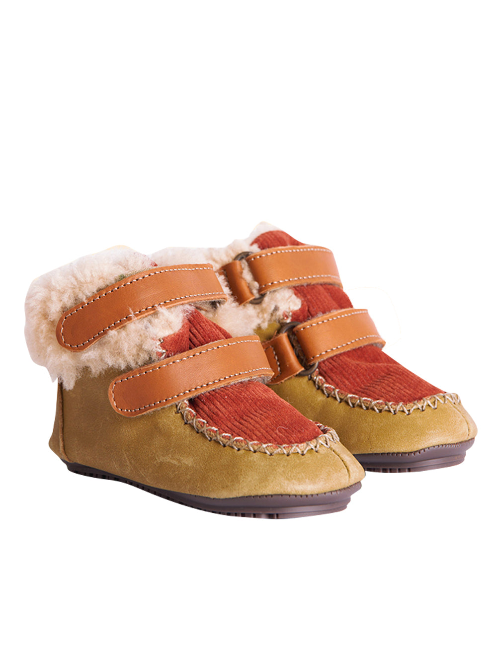 Colorblock Sheep  Baby Boots