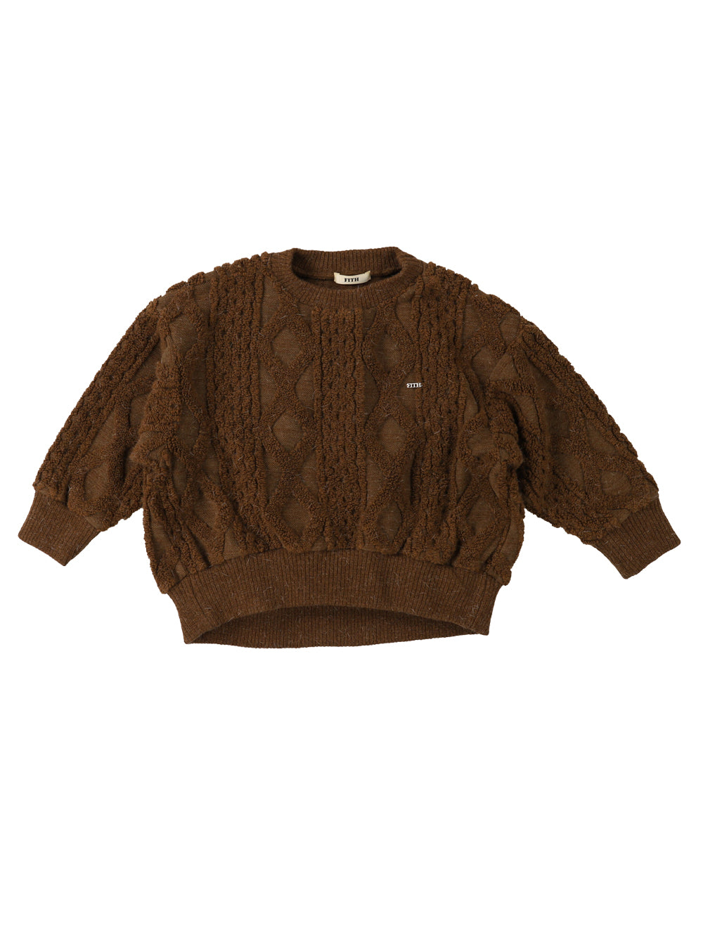 Brown Cable Pullover