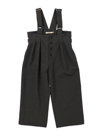 Grey Suspender Pants