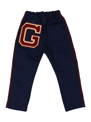 Navy Side Stripes Pants