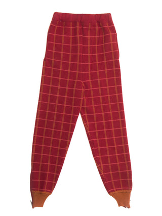 Tartan Red Jogging Pants