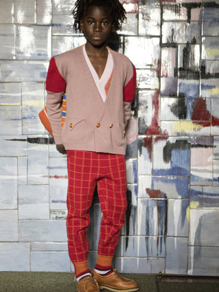 Tartan Red Jogging Pants