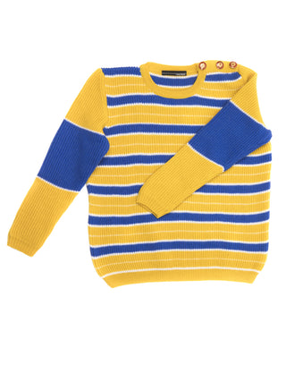 Striped Yellow Sweatshirt