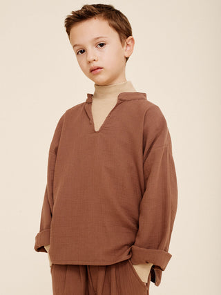 Rib Irish Cream Turtleneck