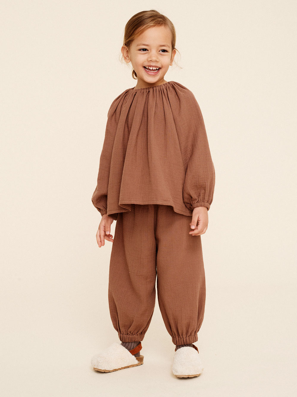Lou Brown Pants - Shan and Toad - Luxury Kidswear Shop