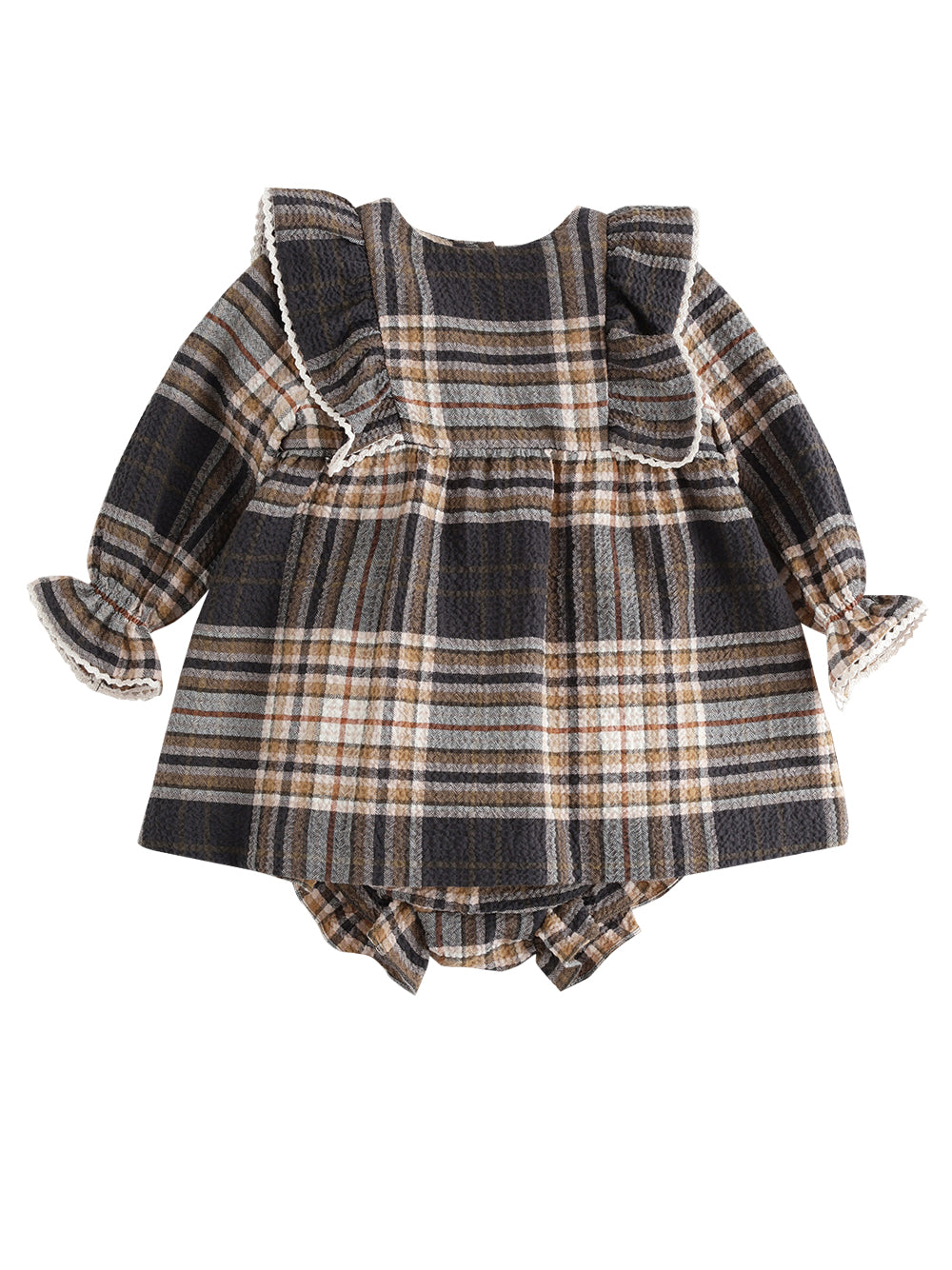 Navy Checked Dress 24M Navy Checked Dress 24M