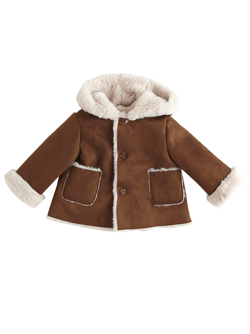 Baby hot sale sheepskin jacket