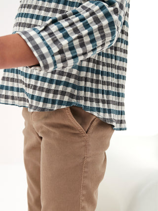 Brown Slim Pants