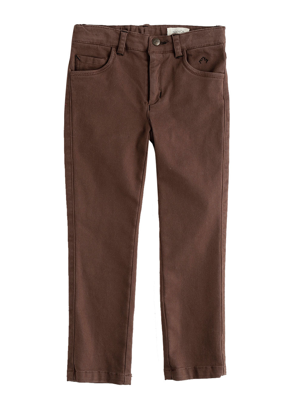 Brown Straight Pants