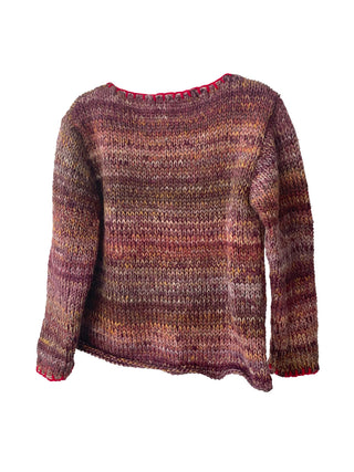 Wine Melange Sweater