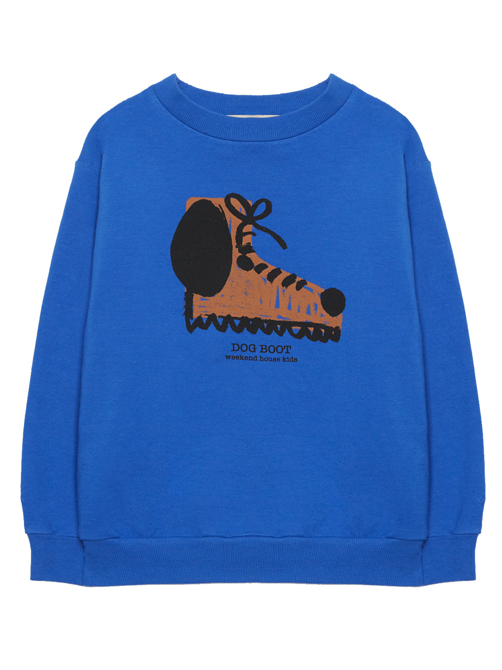 Dog Boots Blue Sweatshirt