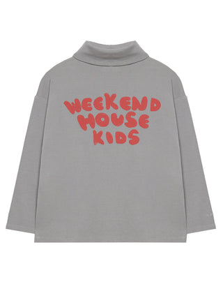 Grey Logo Turtleneck