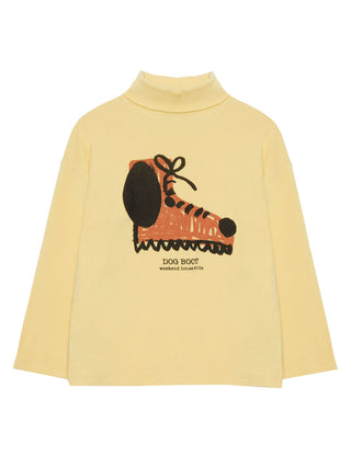 Dog Boots Yellow Turtleneck