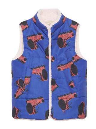 Reversible Padded Blue Vest