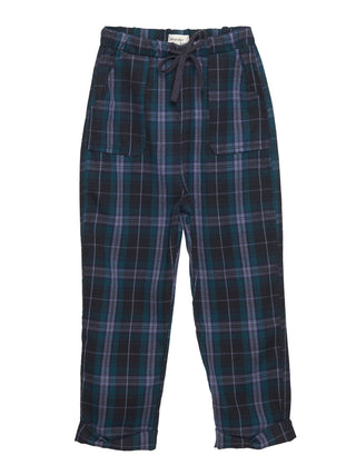 Charcoal Plaid Baggy Pants