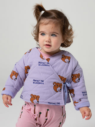 Ube Bear Kimono Jacket