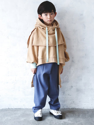 One Side Sky Blue Overalls