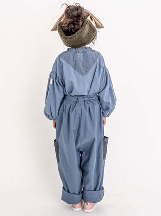 2-Way Blue Overalls Pants