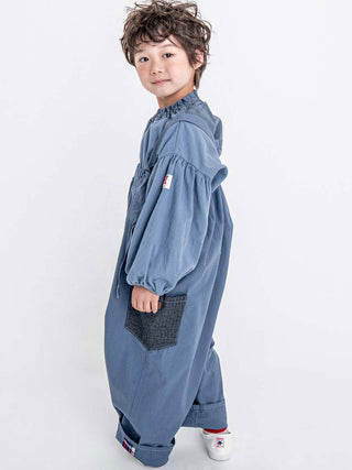 2-Way Blue Overalls Pants