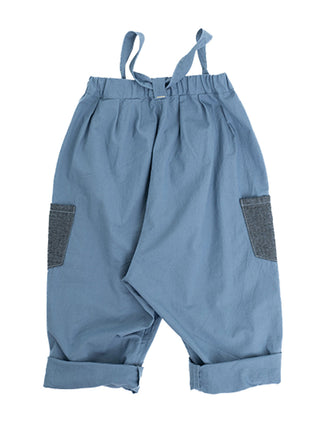 2-Way Blue Overalls Pants