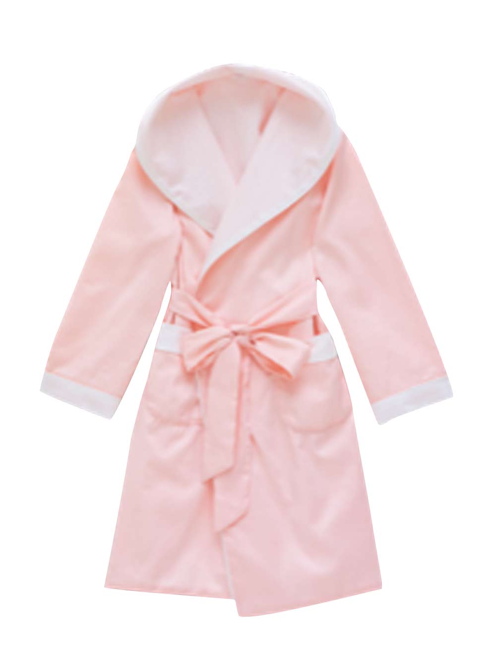 pale pink dressing gown Dusty Pale Pink Vegan "Cassandra" Dressing Gown