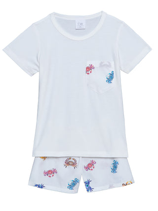 Leon Crab Print Pyjamas