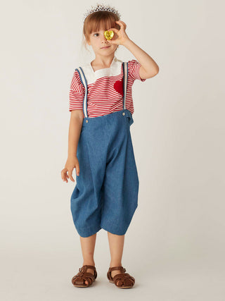 Suspender Denim Pants