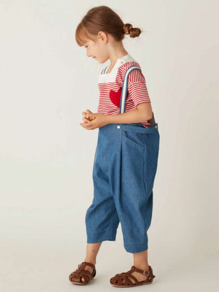 Suspender Denim Pants