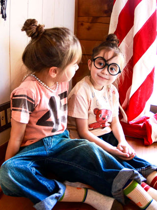 Navy Distressed Jeans