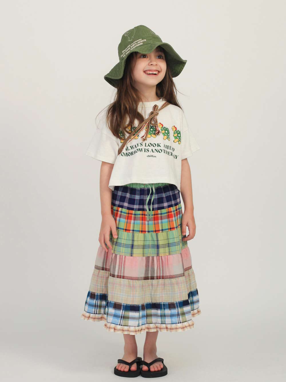 Multi-plaid Panel Skirt - Shan and Toad - Luxury Kidswear Shop