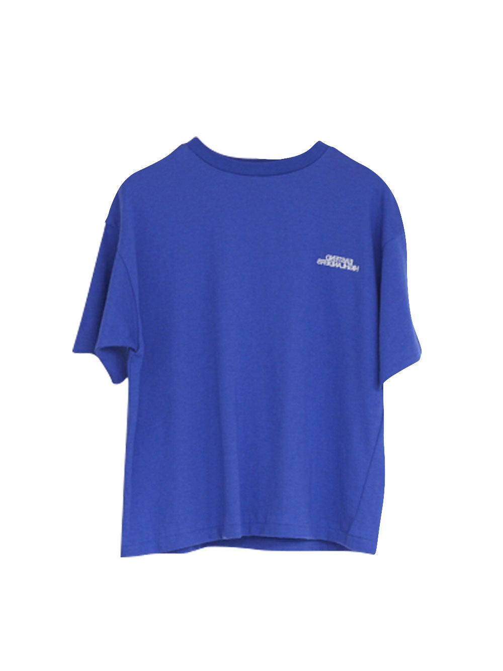 Round Neck Blue T-Shirt