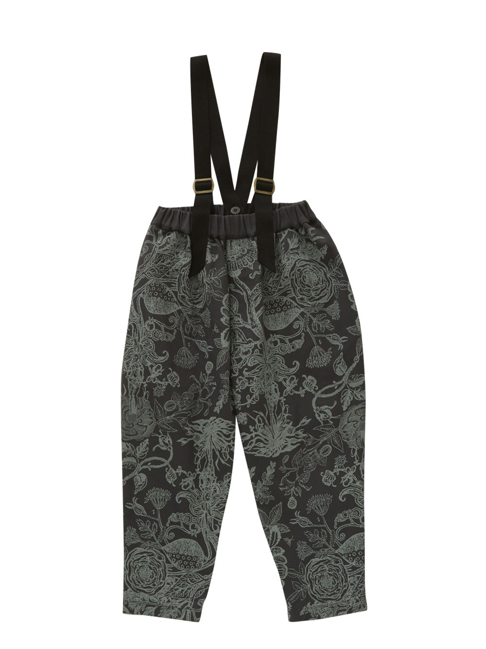 Flora Charcoal Suspender Pants