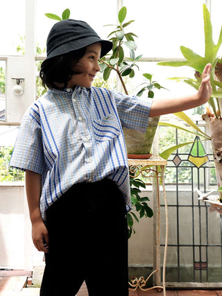 Blue White Striped Shirt