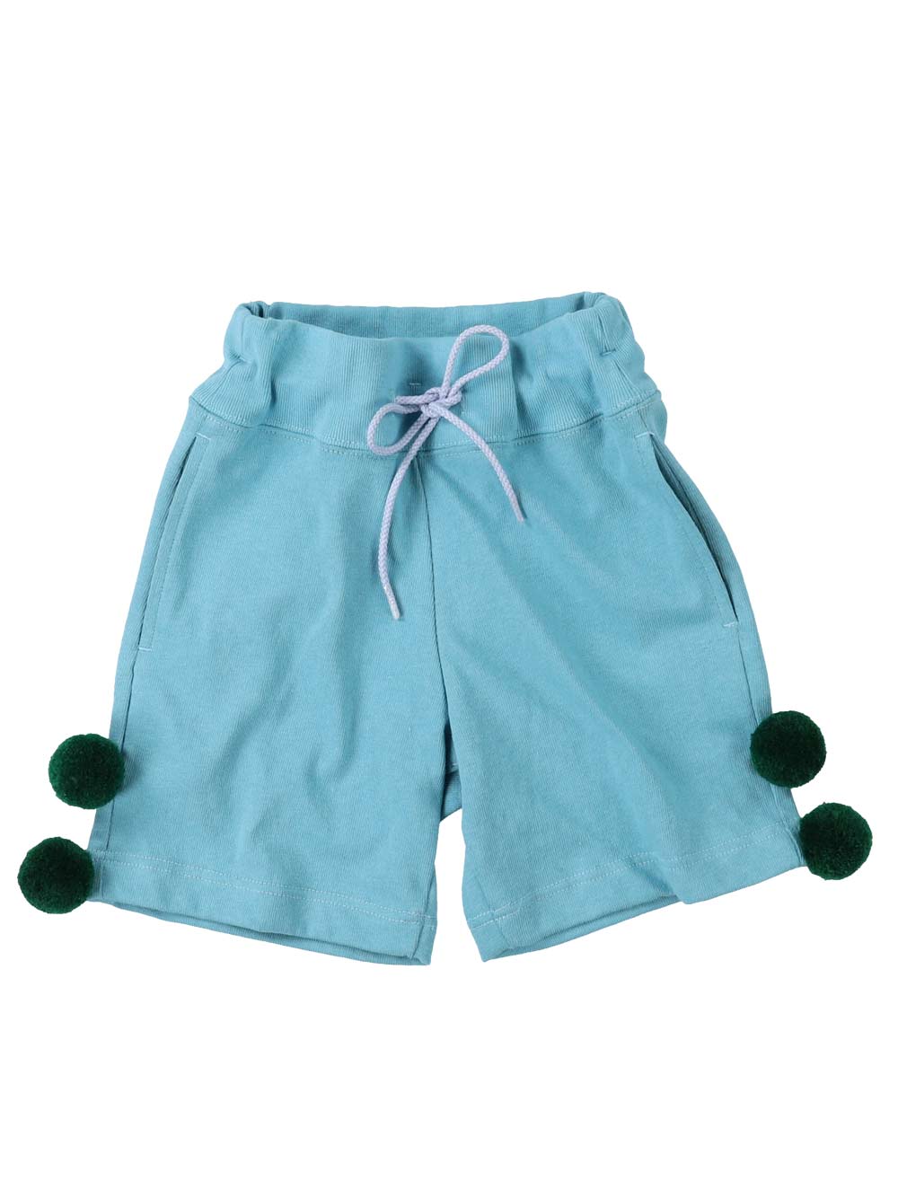 Blue Pom Pom Shorts