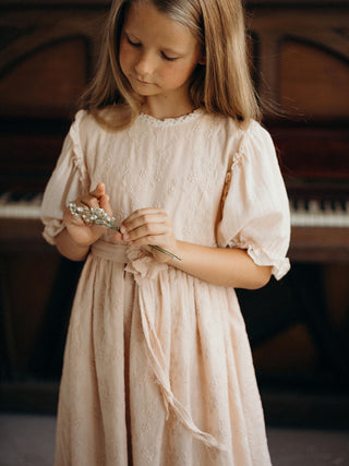 Pink Embroidery Dress