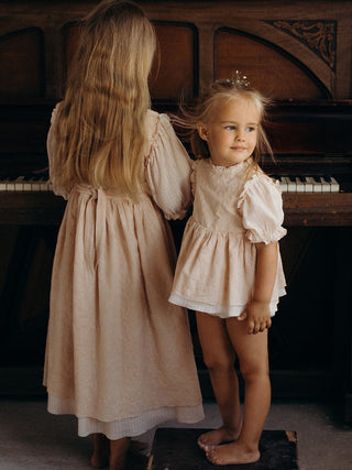 Pink Embroidery Dress