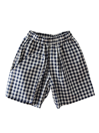 Three Pocket Black Check Pants