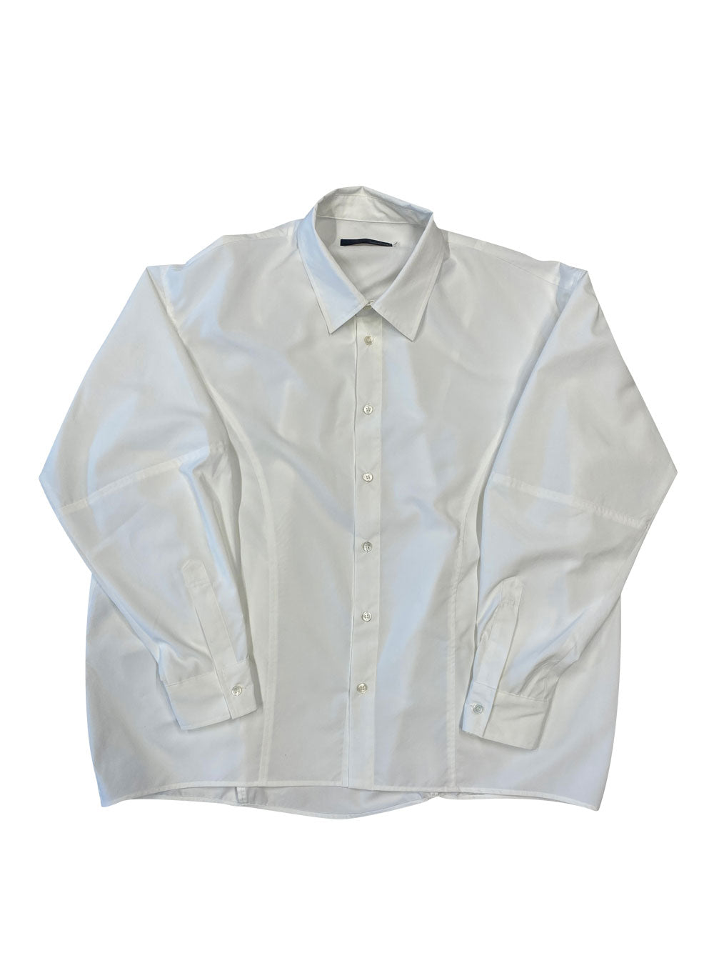 Off White Polyester Shirt