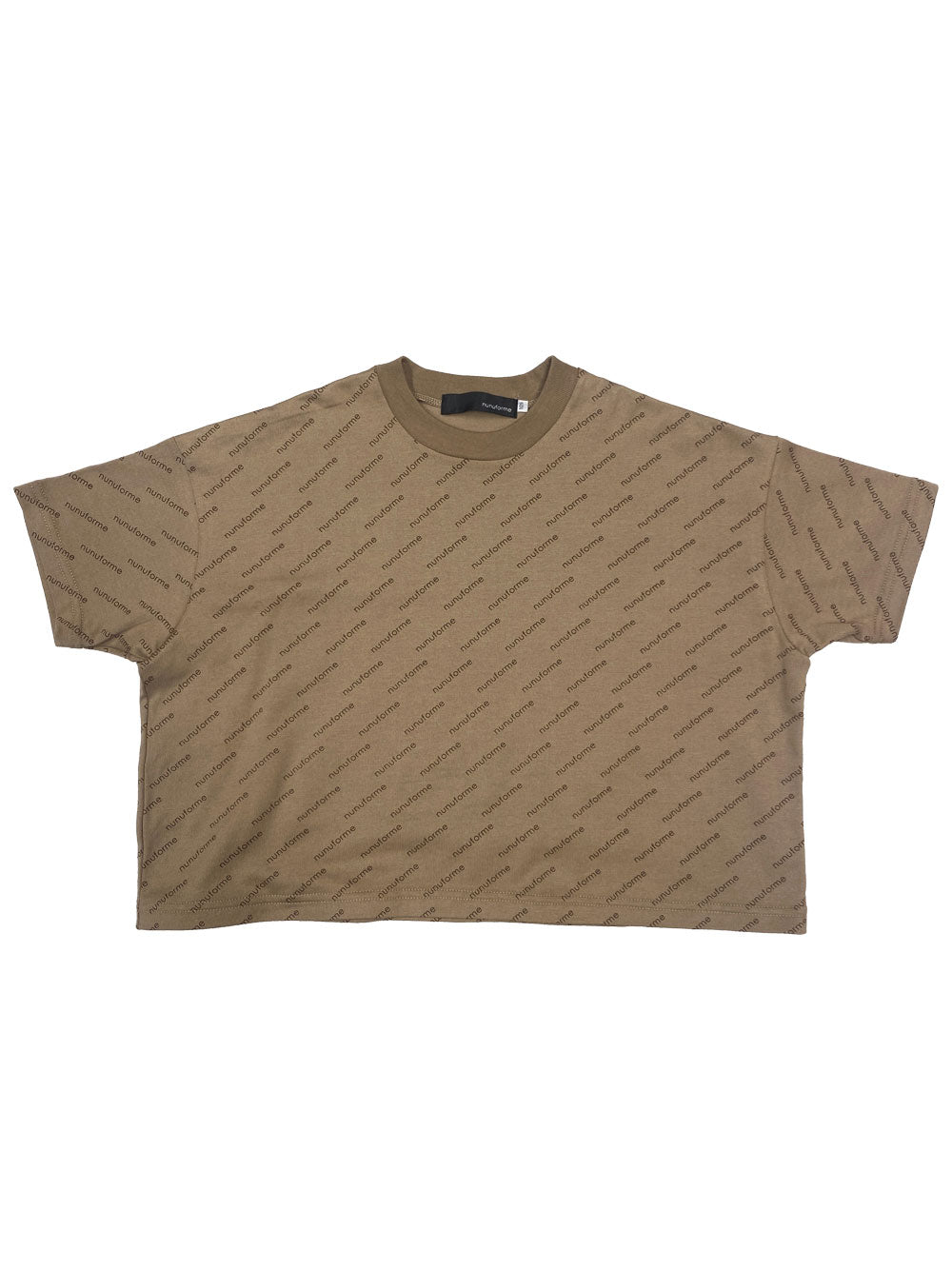 All-Over Logo Brown T-Shirt