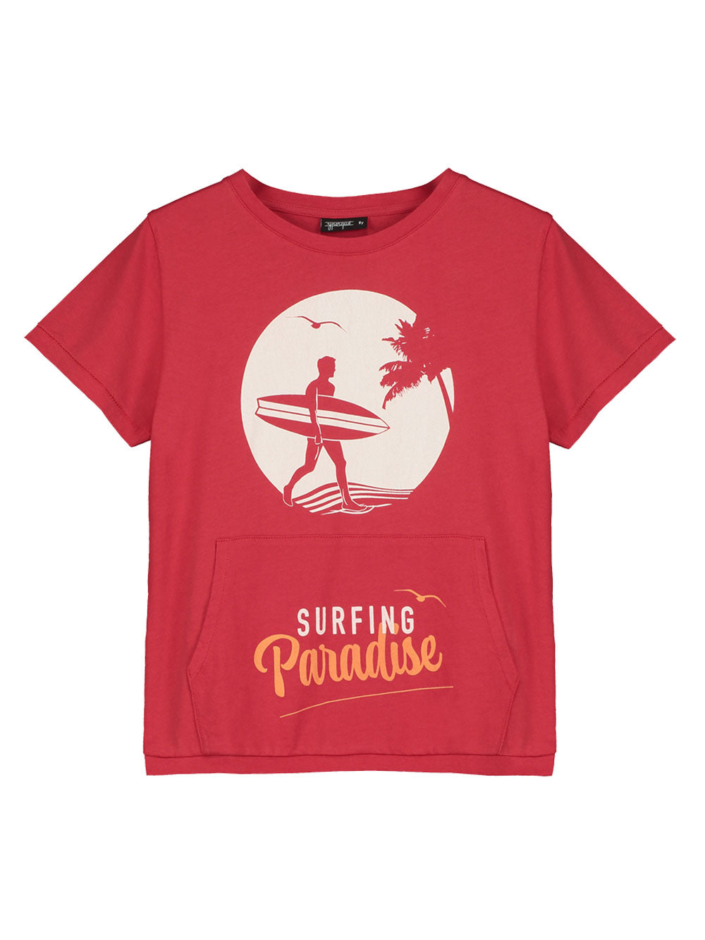 Red Surfing Big Tee