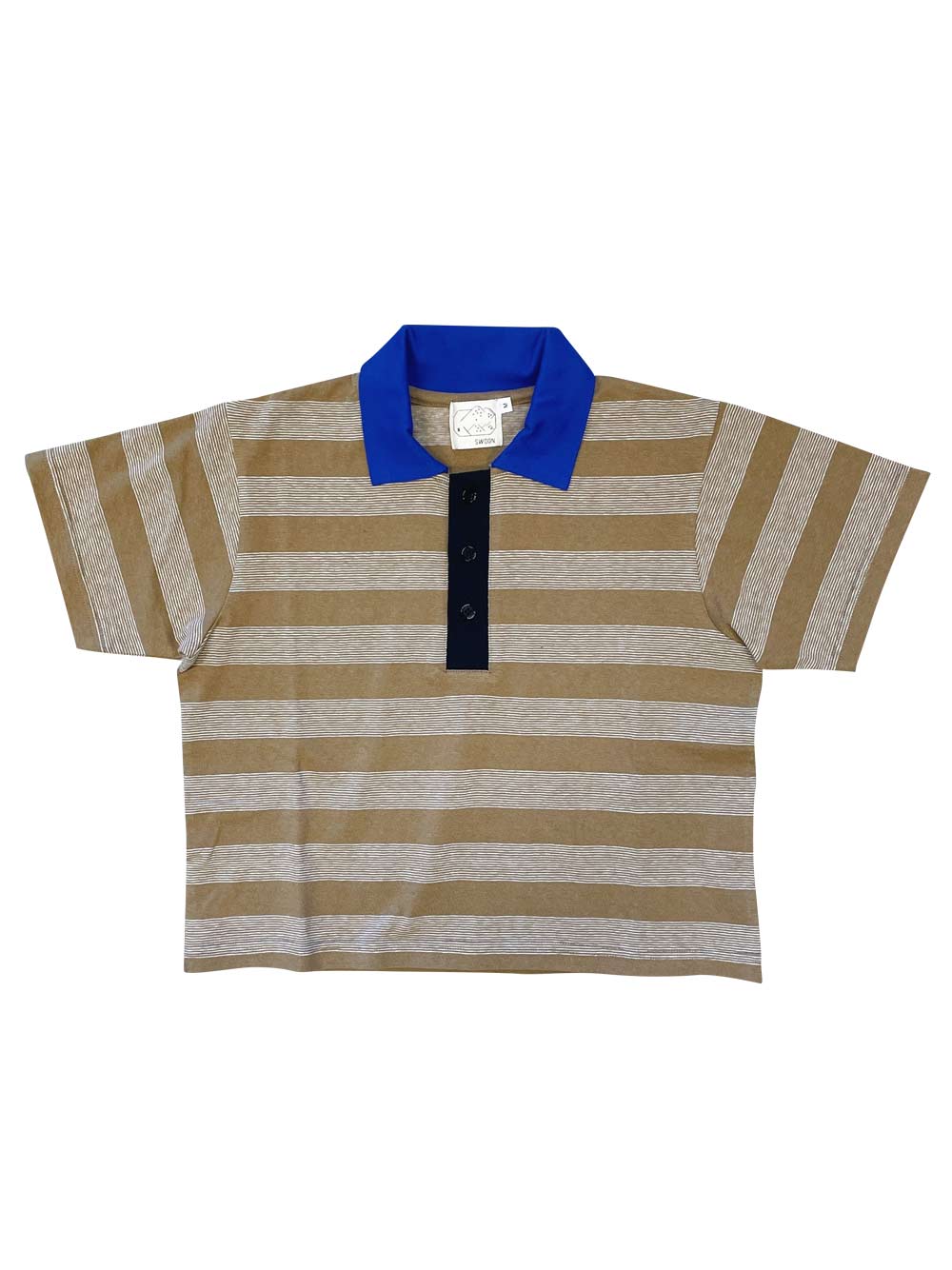 Brown Ecru Polo Shirt