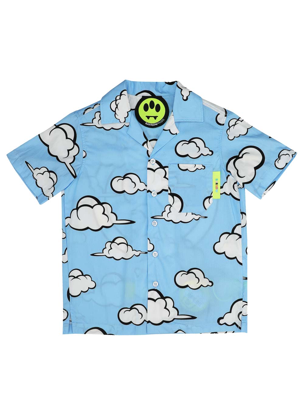 Cloud Print Popeline Shirt