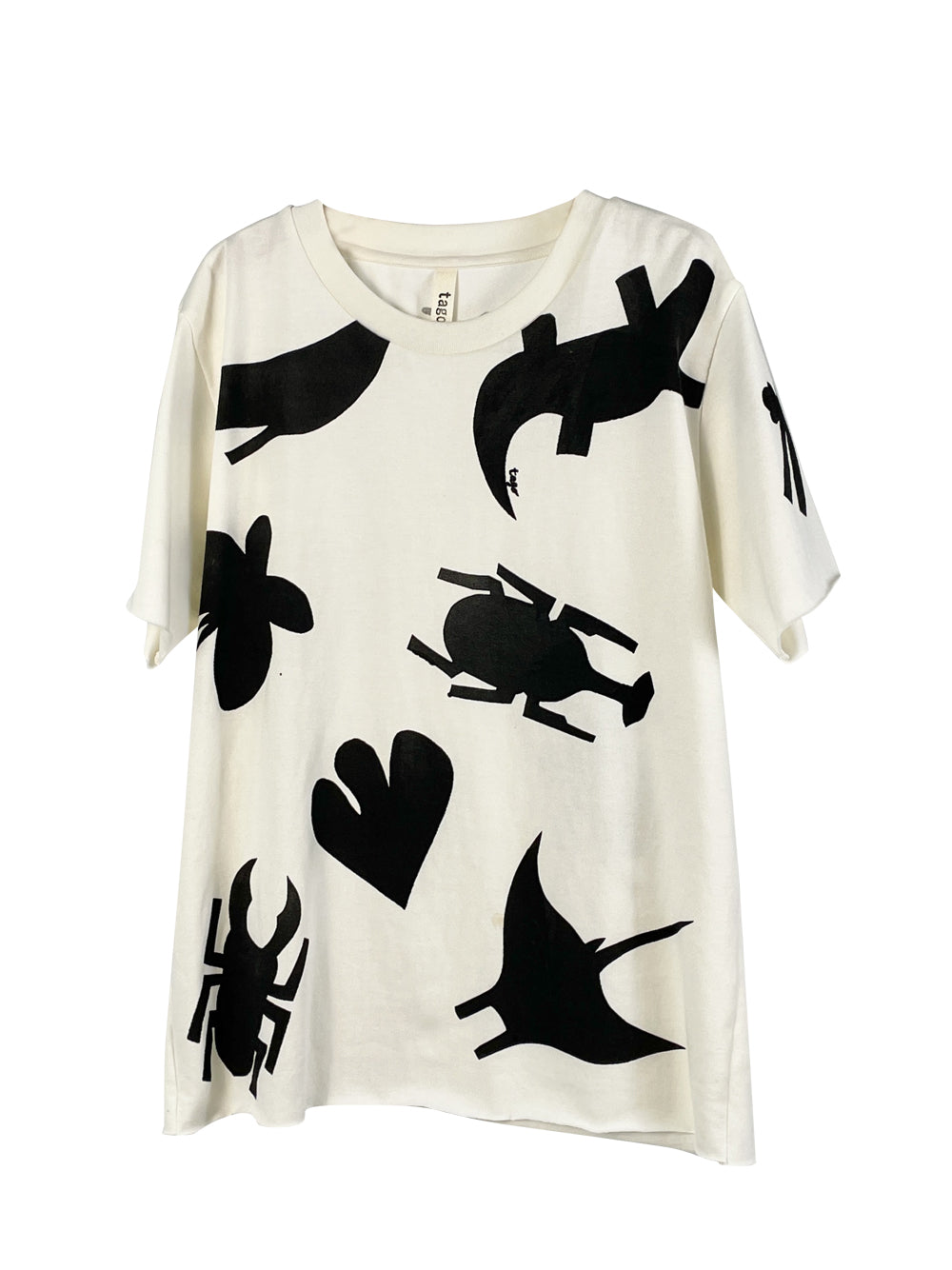 Ecru Animal Print T-Shirt