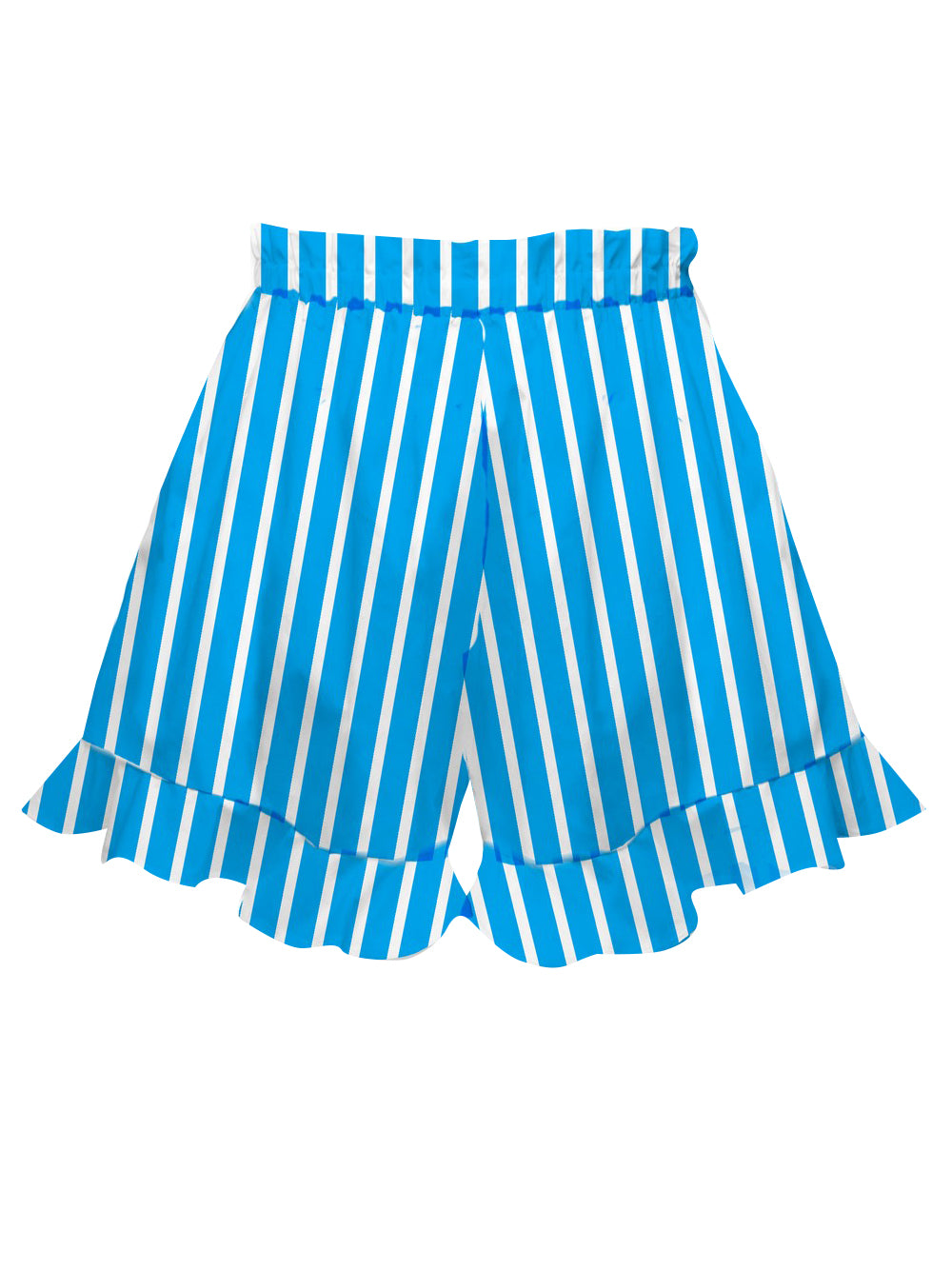 Pocket Wave Stripes Shorts