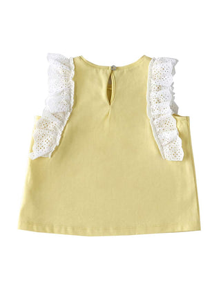 Frill Sleeves Bird Top