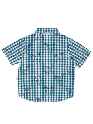 Paris Green Gingham Day Shirt