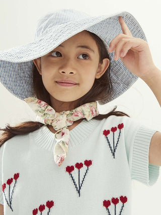 Pale Hickory Denim Wave Hat